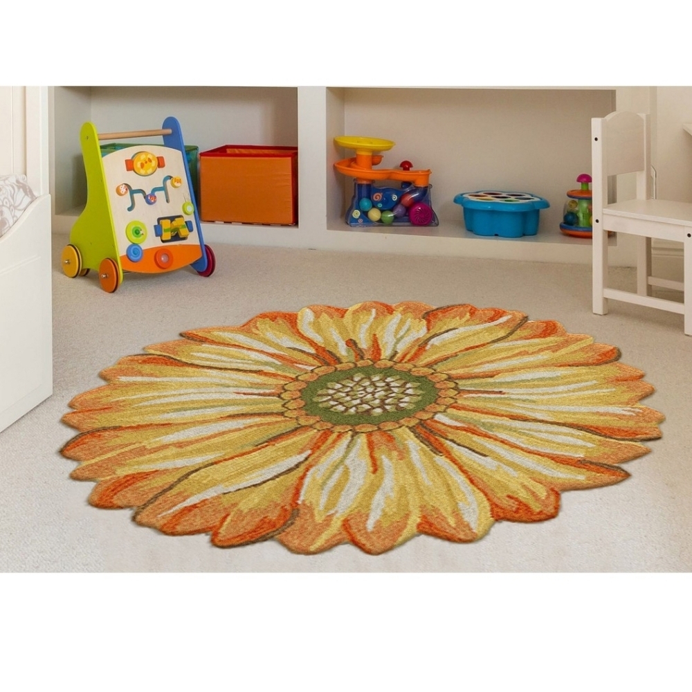 Liora Manne Frontporch Sunflower NWOT